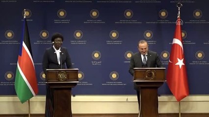 Çavuşoğlu-Acuil ortak basın toplantısı