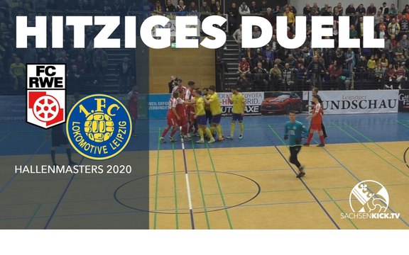 Hitziges Hallenduell | FC Rot-Weiß Erfurt – 1. FC Lokomotive Leipzig (Viertelfinale Hallenmasters 2020)