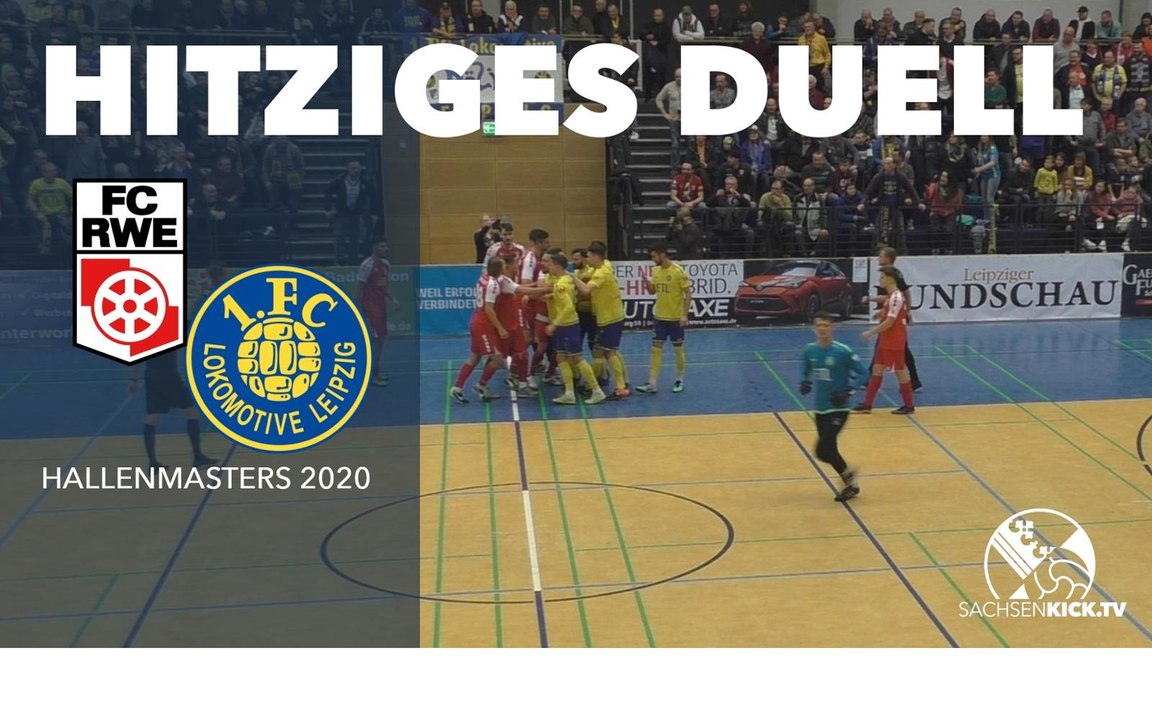 Hitziges Hallenduell | FC Rot-Weiß Erfurt – 1. FC Lokomotive Leipzig (Viertelfinale Hallenmasters 2020)