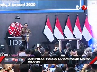 Jokowi: OJK Harus Tertibkan Aksi Goreng Saham