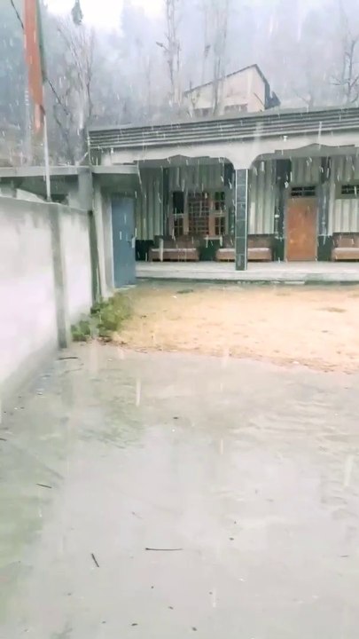 Snow falling in swat