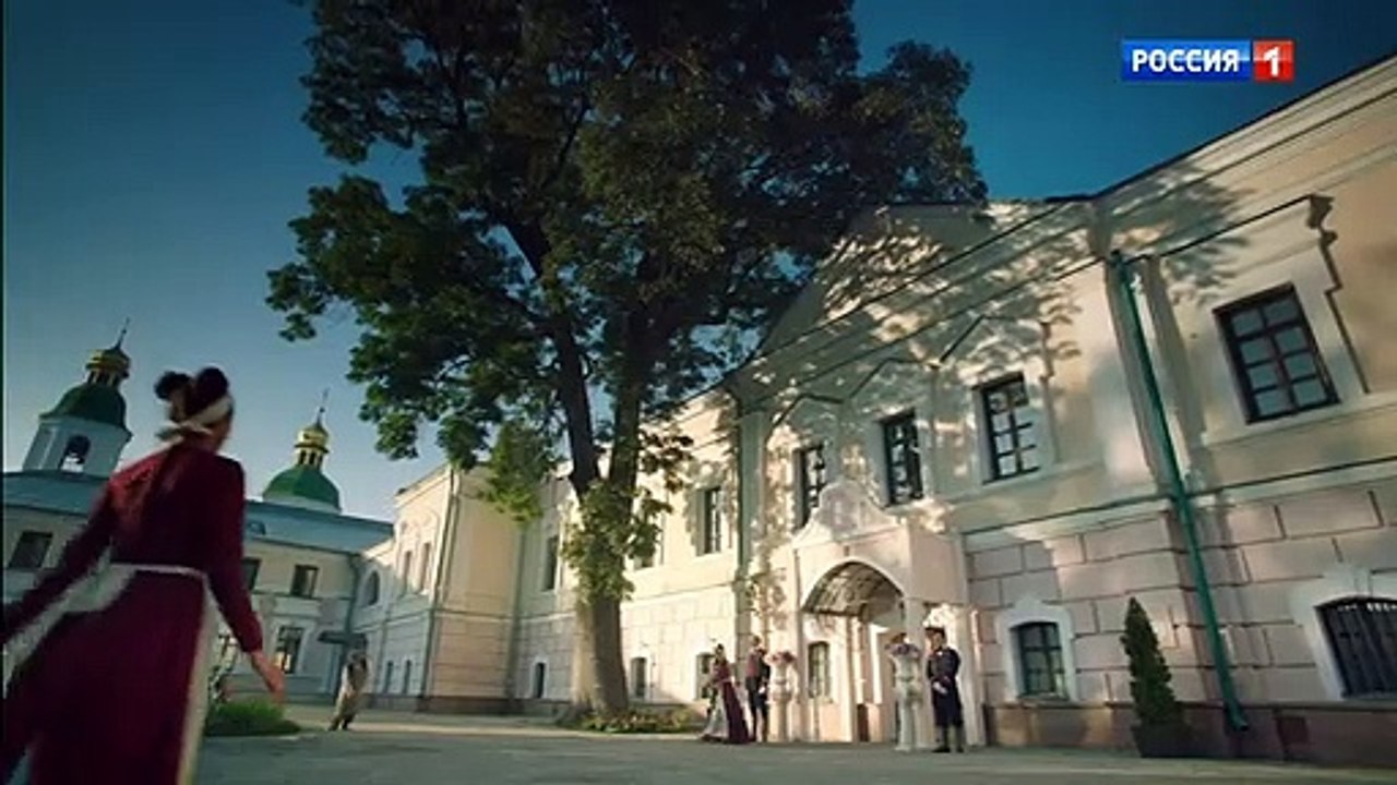 Фрагмент сериала "Кріпосна" на российском ТВ (Россия-1 +6, 06.01.20)