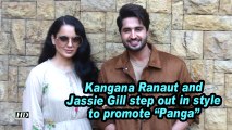 Kangana Ranaut and Jassie Gill step out in style to promote 
