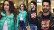 Varun Dhawan With Shraddha Kapoor Snapped At The Airport Post Street Dancer 3D Promotion In Delhi