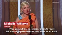 Golden Globes 2020: Michelle Williams Delivers Powerful Speech About Women's Choice