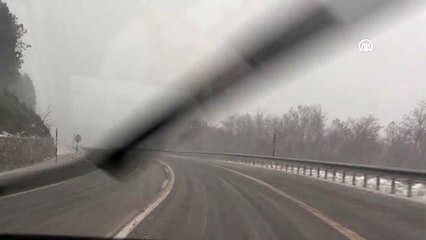 Kırklareli'nde yüksek kesimlerinde yoğun kar yağışı etkili oluyor - KIRKLARELİ