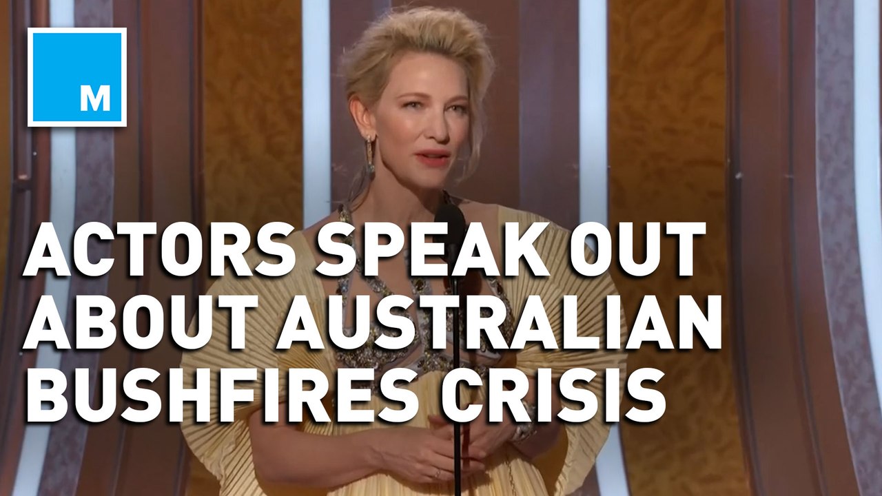 Celebrities use Golden Globes stage to speak out about the Australian bushfires crisis