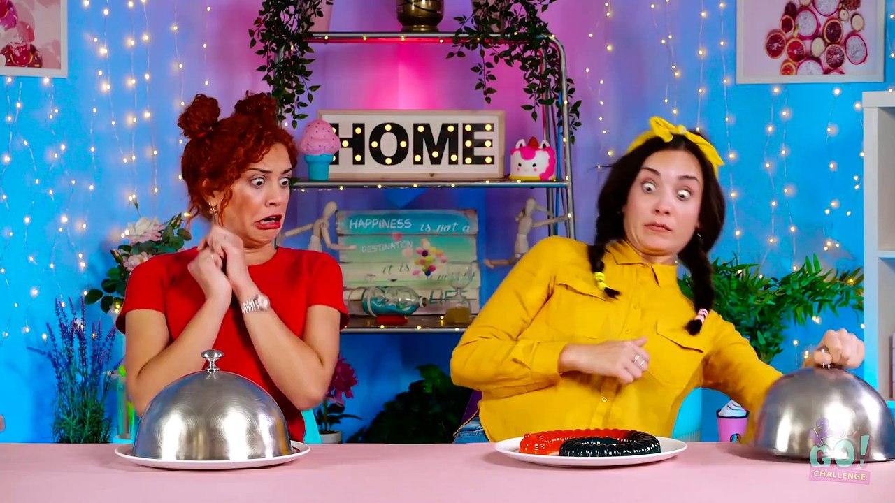 REAL FOOD VS GUMMY || Eating World’s Largest Gummy! GIANT FOOD Tasting by 123 GO! Challenge