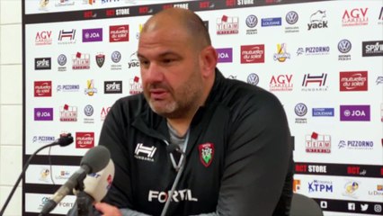 Patrice Collazo après la victoire du RCT sur Castres