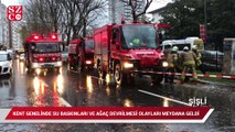 İstanbul’da fırtına ve şiddetli yağış! Evleri su bastı, ağaçlar devrildi