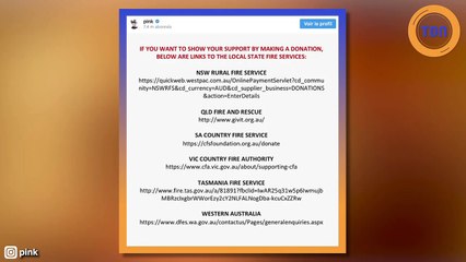 Ces personnalités publiques qui  s’engagent à donner pour l’Australie