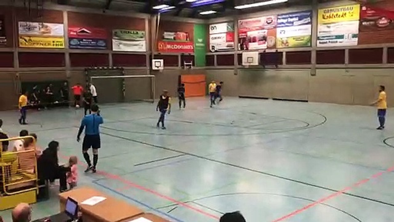 Tor von SVG III gegen SC Rosdorf beim Hermann-Cup in Rosdorf