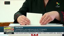 Participan 43.5% de croatas en segunda vuelta de elección presidencial