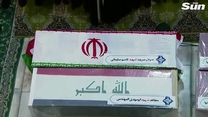 Qasem Soleimani funeral - Huge crowds as daughter threatens US