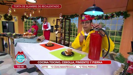 ¡El chef Mariano logró hacer la costra de queso de la torta de recalentado!  | Venga La Alegría
