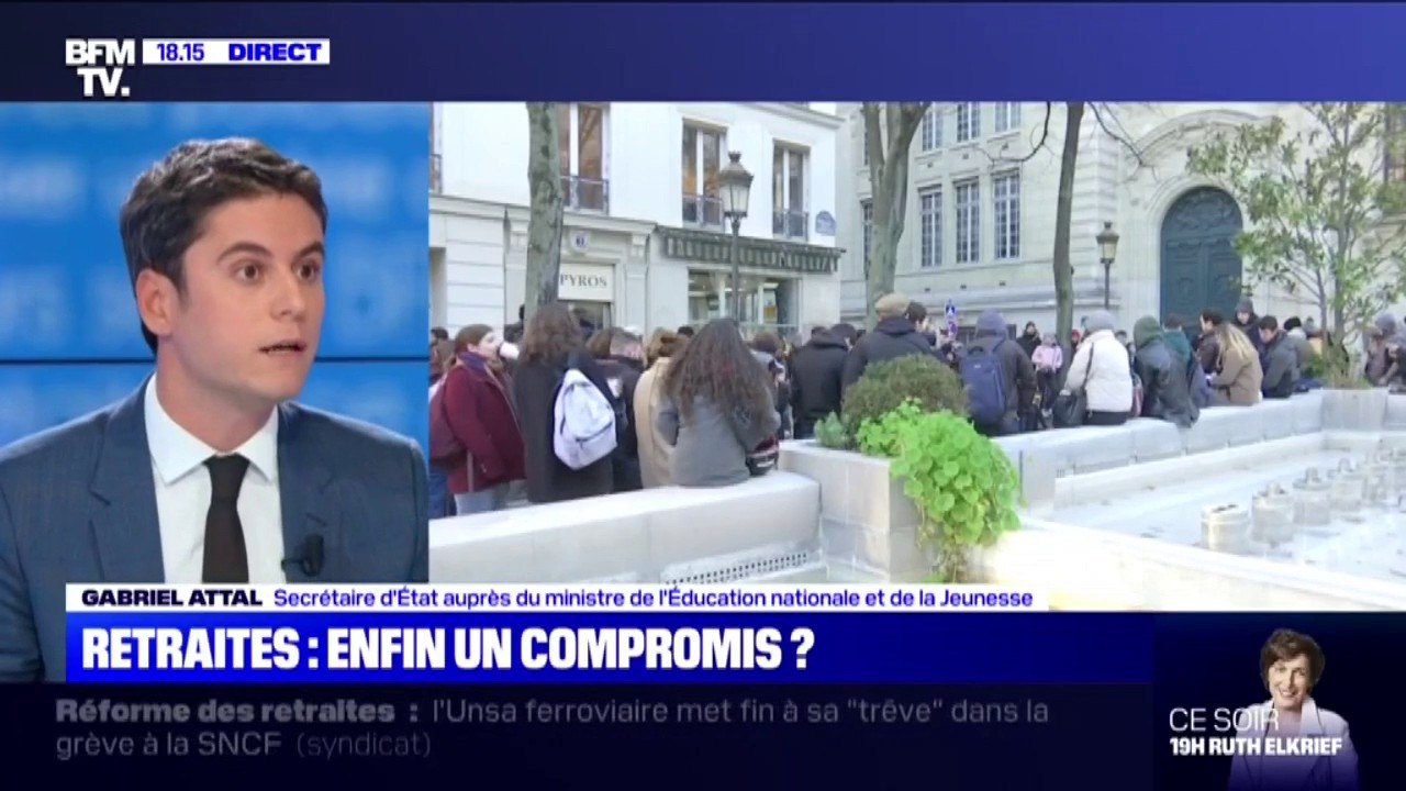 Grève: selon Gabriel Attal, "il faut laisser les étudiants passer leurs partiels"