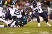 Seahawks' Jadeveon Clowney Expects Death Threats for Hit on Eagles' Carson Wentz