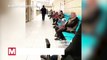 Airport passengers stunned as man sitting on chair openly urinates onto floor - Mirror Online