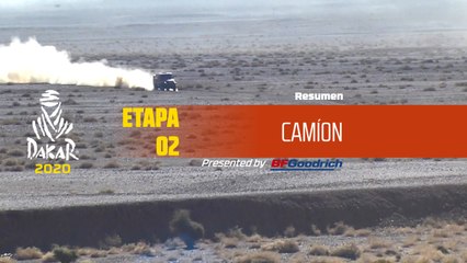 Dakar 2020 - Etapa 2 (Al Wajh / Neom) - Resumen Camión