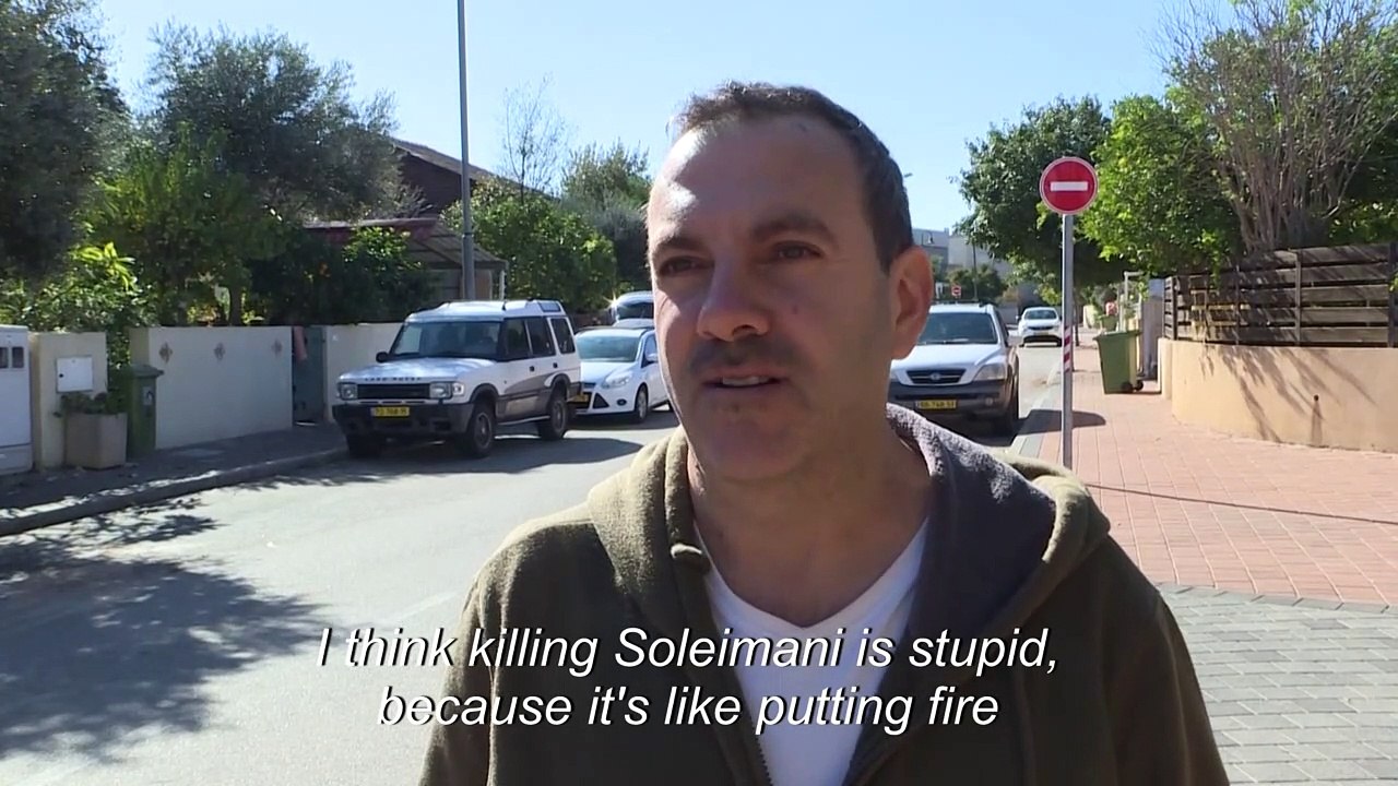 Israelis react to Iranian top commander Soleimani's death