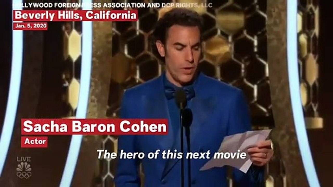 Sacha Baron Cohen Jokes About Mark Zuckerberg Being 'Naive' Child Spreading 'Nazi Propaganda' At Golden Globes