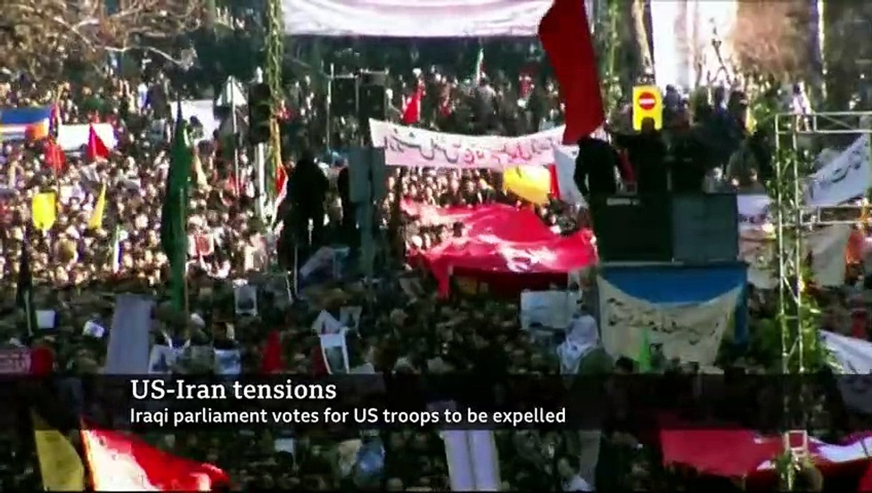 Soleimani- Trump threatens Iraq with sanctions if US troops are expelled