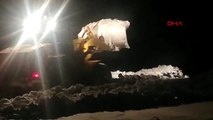 Erzincan kar nedeniyle köyde mahsur kalan kalp hastası 6 saatte hastaneye ulaştırıldı