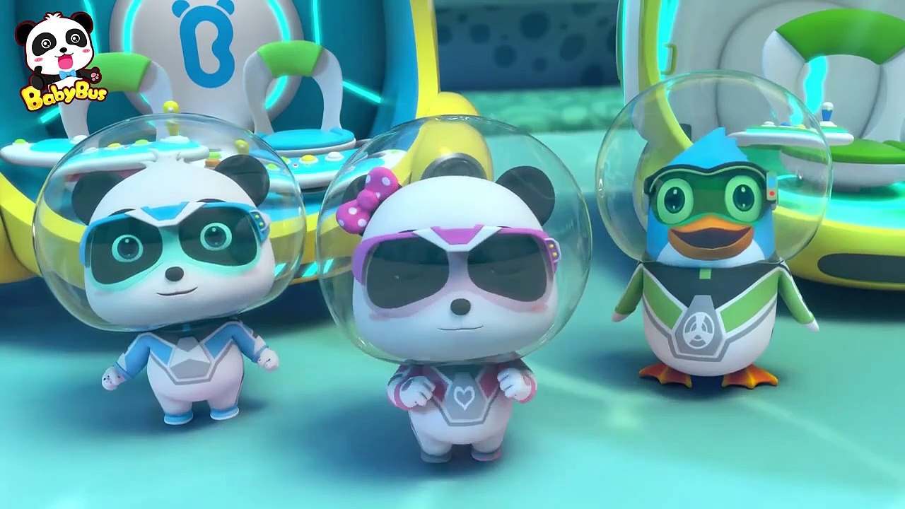 Sheriff Tiburón Está Herido | Súper Panda Héroes | Dibujos Animados Infantiles | BabyBus