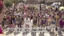 Ouverture officieuse du Carnaval de Rio par un hymne féministe et des spectacles de rue