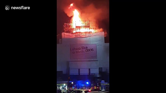 Popular music venue Koko in Camden, London, engulfed in flames