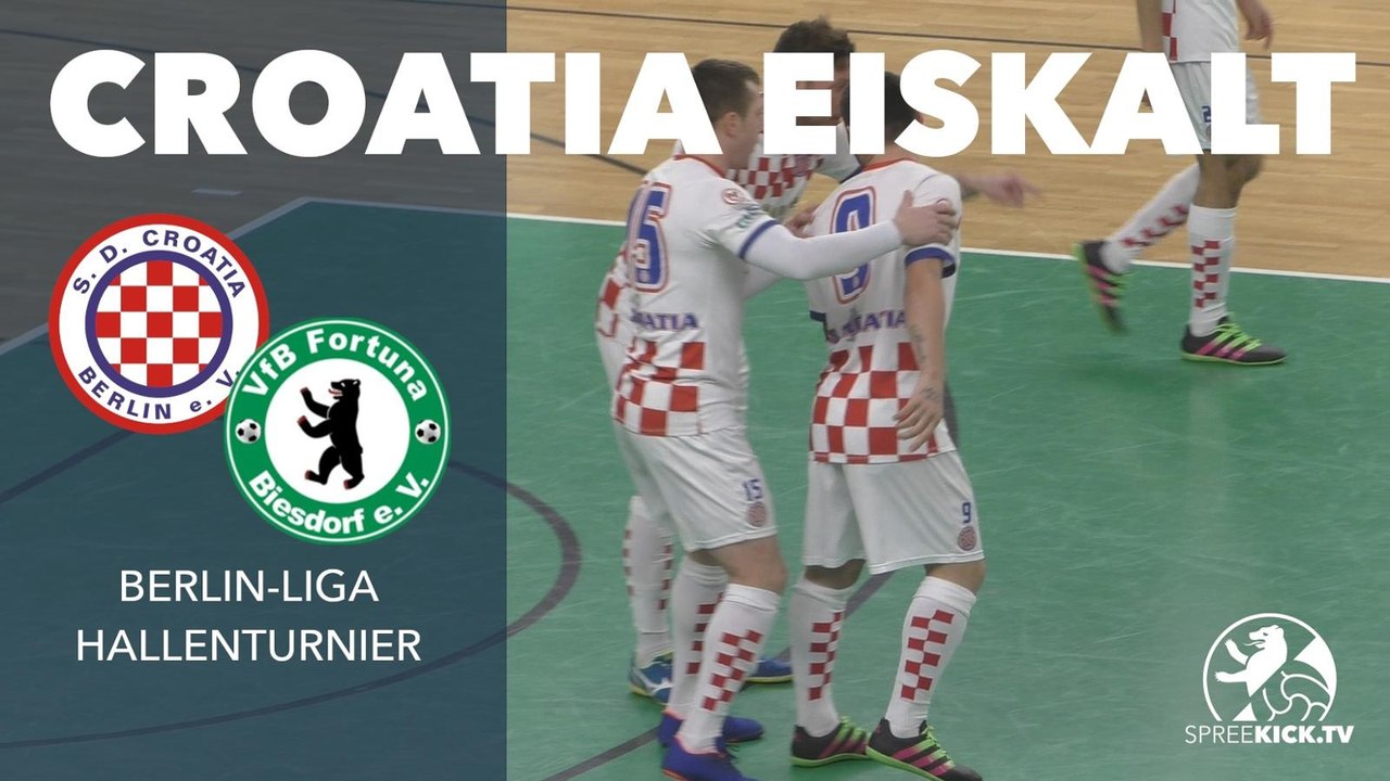 Croatia eiskalt | SD Crotia - Fortuna Biesdorf (Halbfinale, Berlin-Liga Hallenturnier)