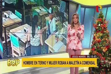 Jesús María: ladrón ‘elegante’ robó maletín en restaurante