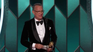 Golden Globes 2020-Tom Hanks Acceptance Speech -There's no crying in baseball, but there is crying during acceptance speeches