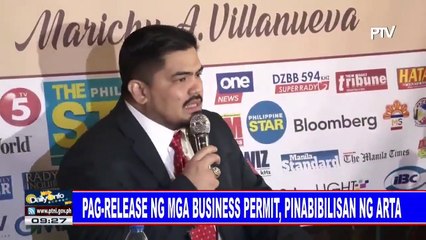 Pag-release ng mga business permit, pinabibilisan ng ARTA