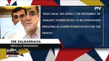 Singil sa kuryente ngayong buwan, bababa