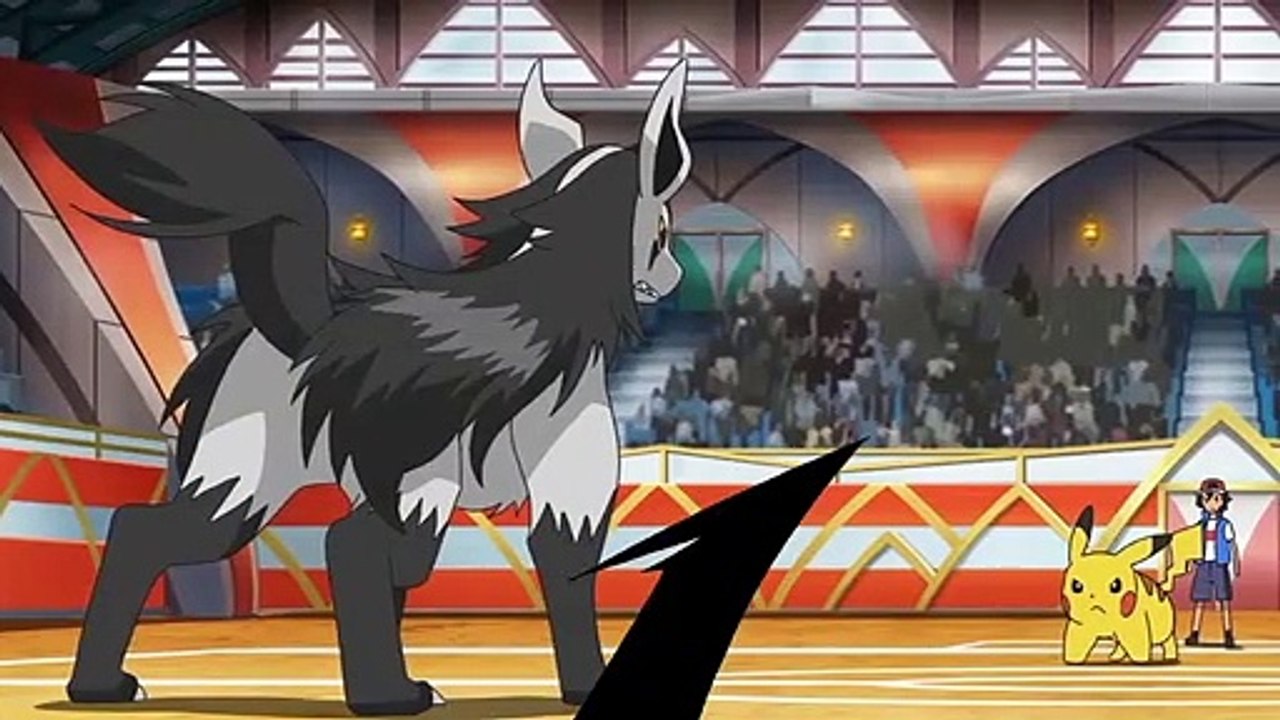 Pikachu VS Mightyena | Ash VS Hoji - Pokemon (2...