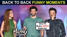 Anil Kapoor, Aditya, Disha Patani BACK TO BACK Funny Moments | Malang Official Trailer Launch