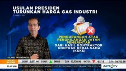 Jokowi Minta Harga Gas Industri Diturunkan