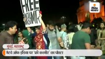 तोड़फोड़ के आरोप में छात्रसंघ अध्यक्ष आइशी समेत 19 पर केस; मुंबई में भी विरोध, ‘फ्री कश्मीर’ के पोस्टर लहराए