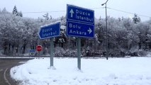 Bolu Dağı'nda kar yağışı etkili oluyor - BOLU