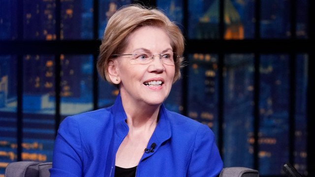 Sen. Elizabeth Warren Talks Julian Castro’s Endorsement, Kate McKinnon and Calling Donors
