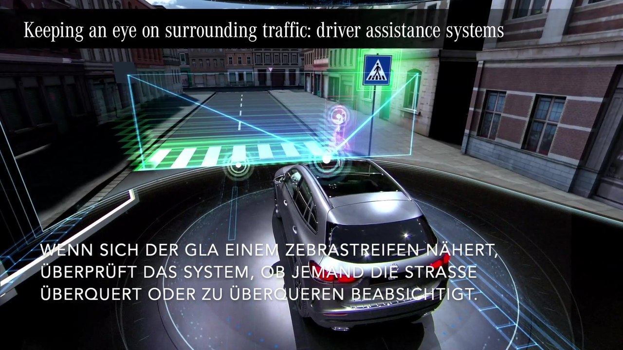 Der neue Mercedes-Benz GLA - Das Verkehrsumfeld im Blick - die Fahrassistenzsysteme