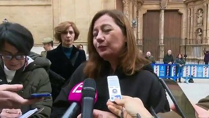 Armengol: "Es muy importante que haya un gobierno progresista liderado por Pedro Sánchez"