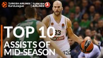 Turkish Airlines EuroLeague, Top 10 Assists of Mid-season!