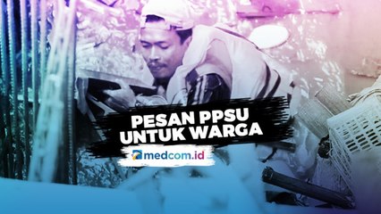 PPSU Minta Warga Tak Biarkan Sampah Hanyut Terbawa Banjir