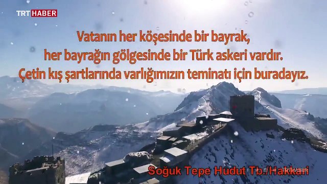 MSB: Çetin kış şartlarında varlığımızın teminatı için buradayız