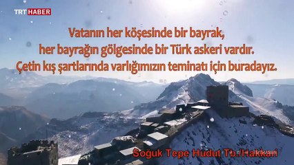 MSB: Çetin kış şartlarında varlığımızın teminatı için buradayız