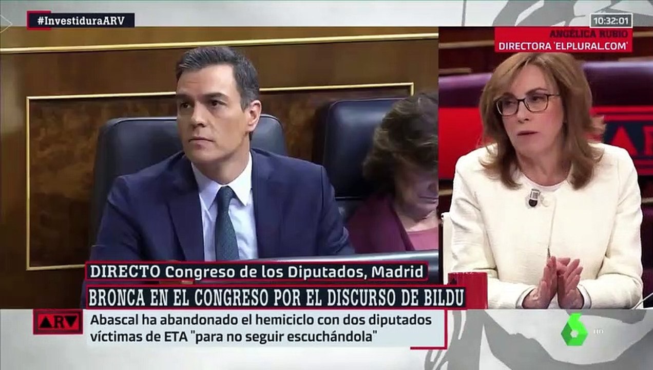 La tertuliana Angélica Rubio blanquea a Bildu "Sus discursos son tan