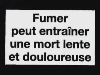 Fumer peut entrainer une mort lente et douloureuse