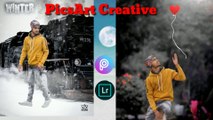 PicsArt Winter Tran Photo Editing effect // winter snow tran editing .Lightroom winter photo editing #editorboynilesh